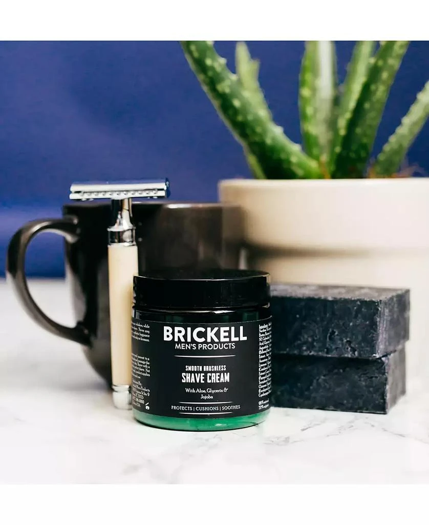 商品Brickell Mens Products|Brickell Men's Products Smooth Brushless Shave Cream, 5 oz.,价格¥180,第4张图片详细描述