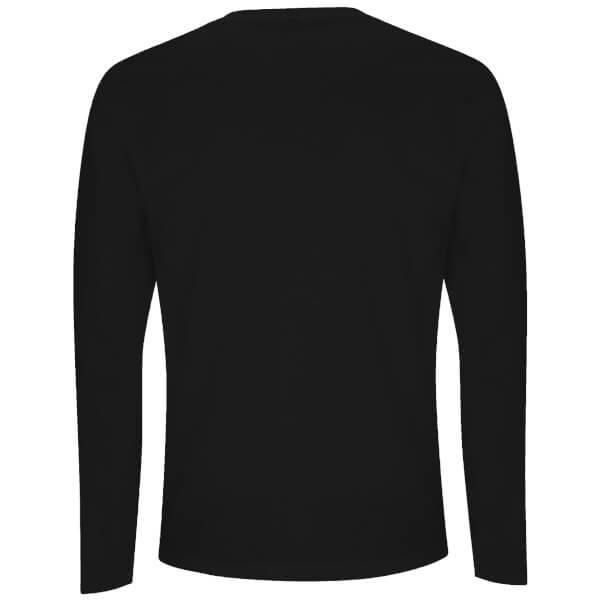 DC Marble Superman Logo Unisex Long Sleeve T-Shirt - Black商品第2张图片规格展示
