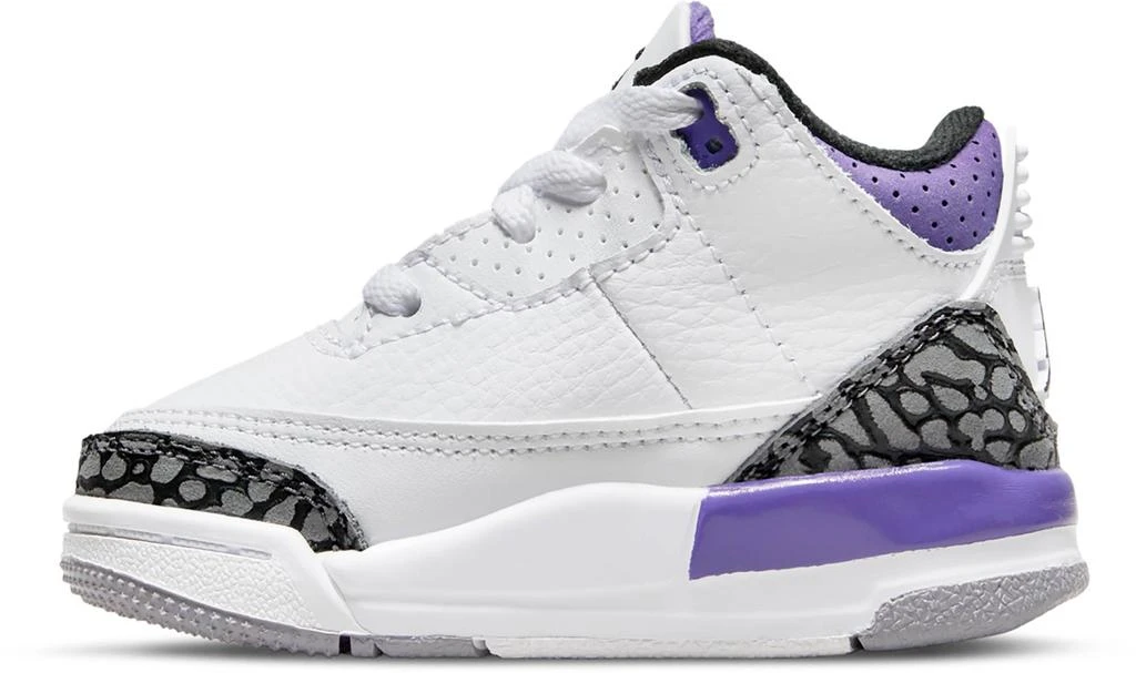 商品Jordan|Jordan Kids' Toddler Jordan 3 Retro Basketball Shoes,价格¥580,第3张图片详细描述