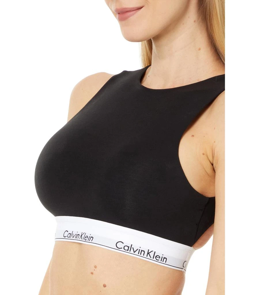 商品Calvin Klein|Modern Cotton High-Neck Unlined Bralette,价格¥217,第3张图片详细描述