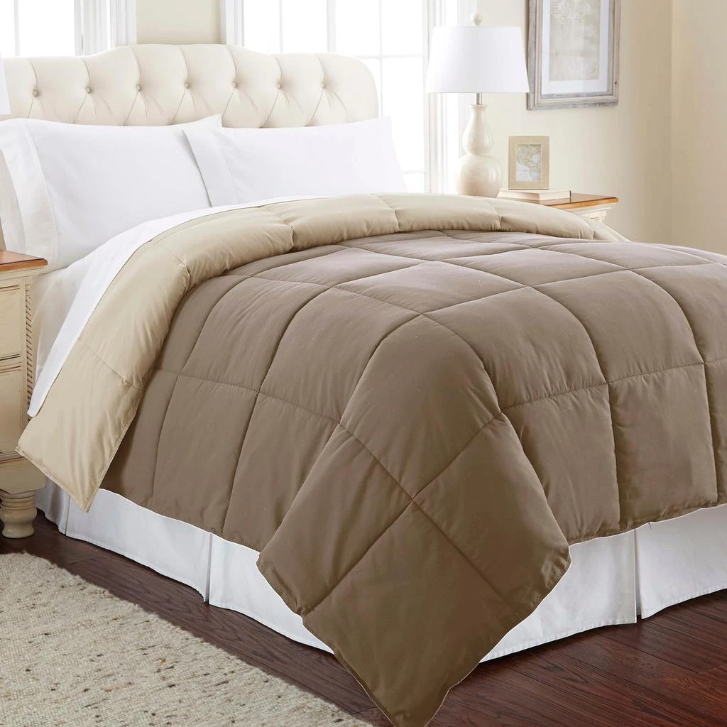 商品Modern Threads|Down Alternative Microfiber Quilted Reversible Comforter / Duvet Insert,价格¥246,第1张图片