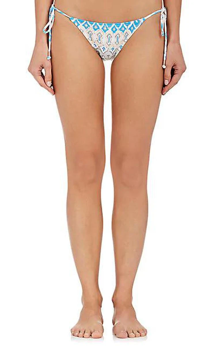 商品Eberjey|Kate Ikat-Inspired String Bikini Bottom,价格¥148,第1张图片