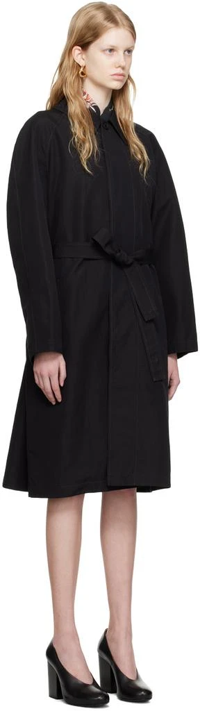 商品Lemaire|Black Belted Lightweight Coat,价格¥4223,第2张图片详细描述
