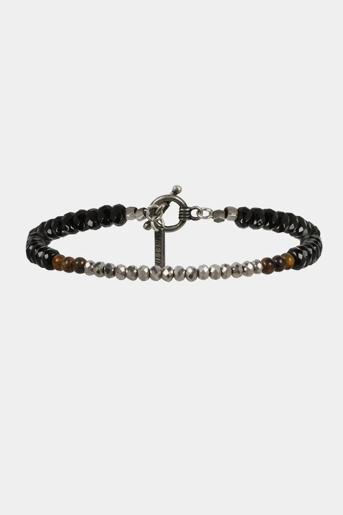 商品Mr. Ettika|The Works Bracelet in Tiger's Eye and Black Crystal,价格¥606,第1张图片