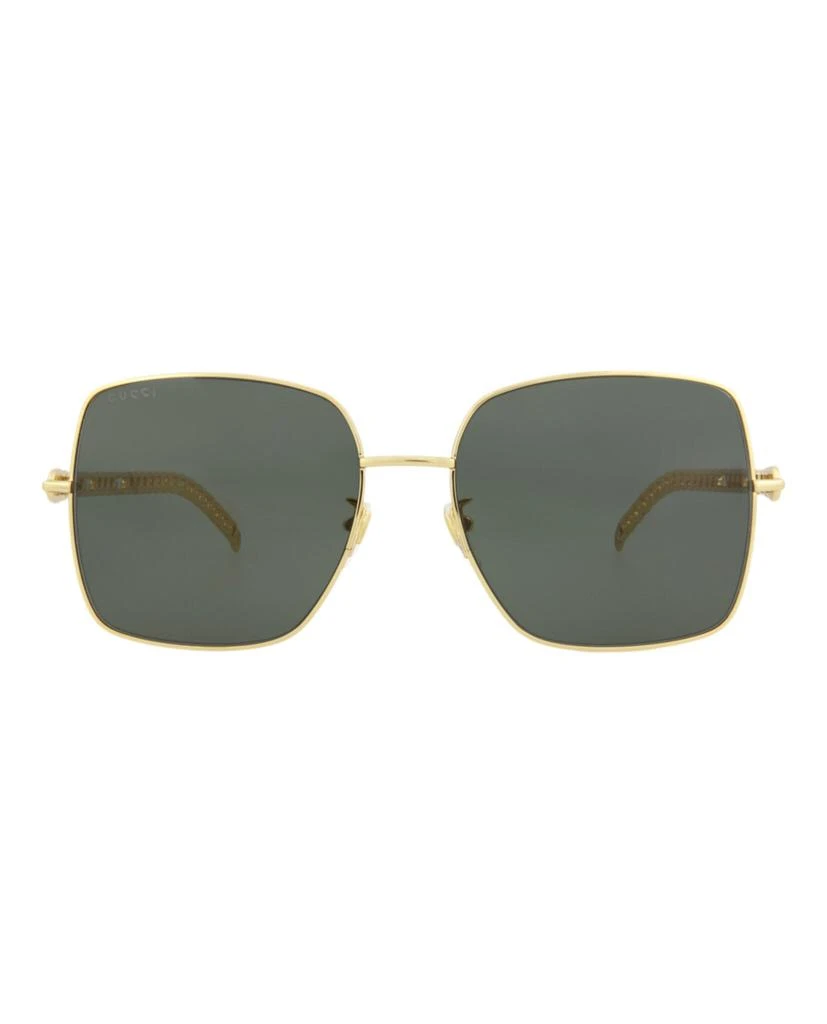 商品Gucci|Square-Frame Metal Sunglasses,价格¥2044,第1张图片