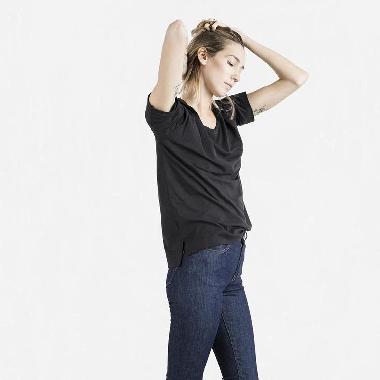 商品Everlane|The Cotton Drop-Shoulder Tee,价格¥118,第3张图片详细描述