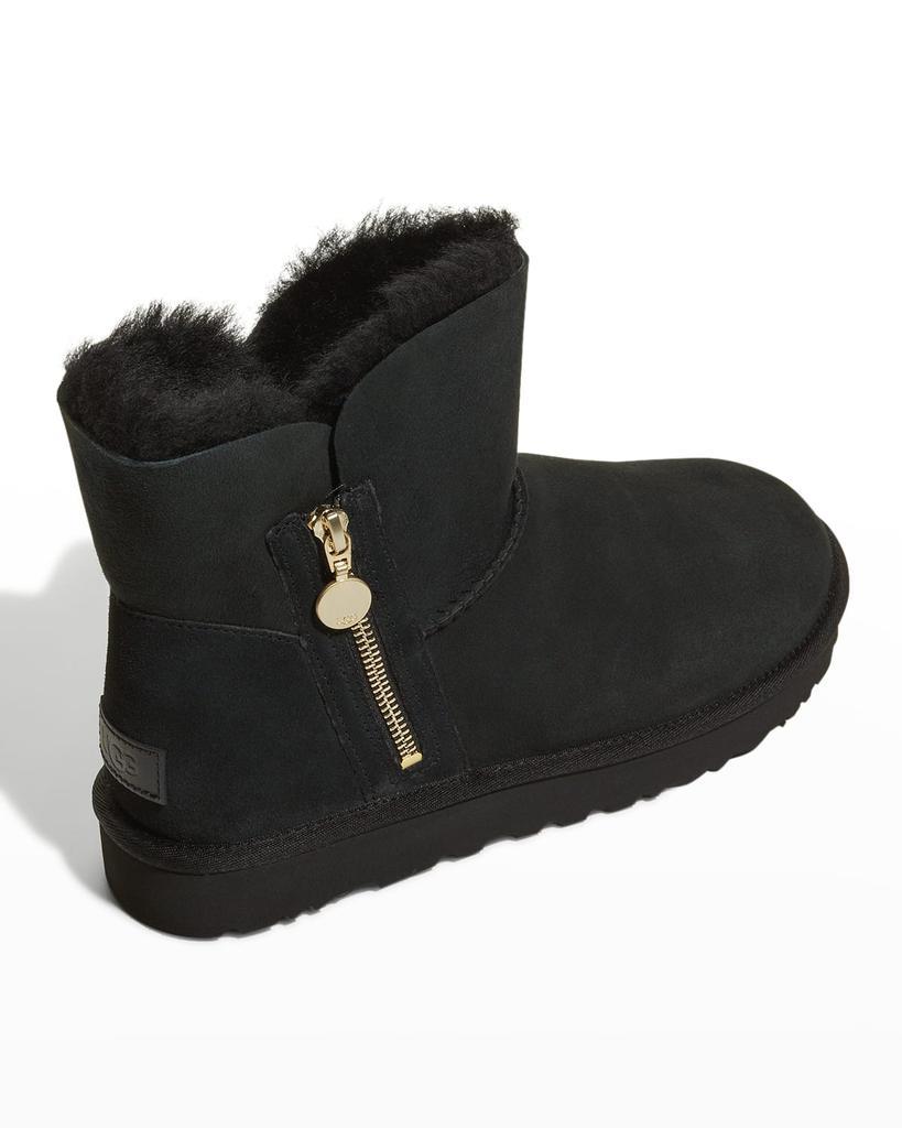 商品UGG|UGG黑色侧面拉链款雪地靴,价格¥1192,第5张图片详细描述