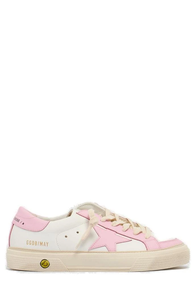 商品Golden Goose|Golden Goose Kids May Lace-Up Sneakers,价格¥1359,第1张图片