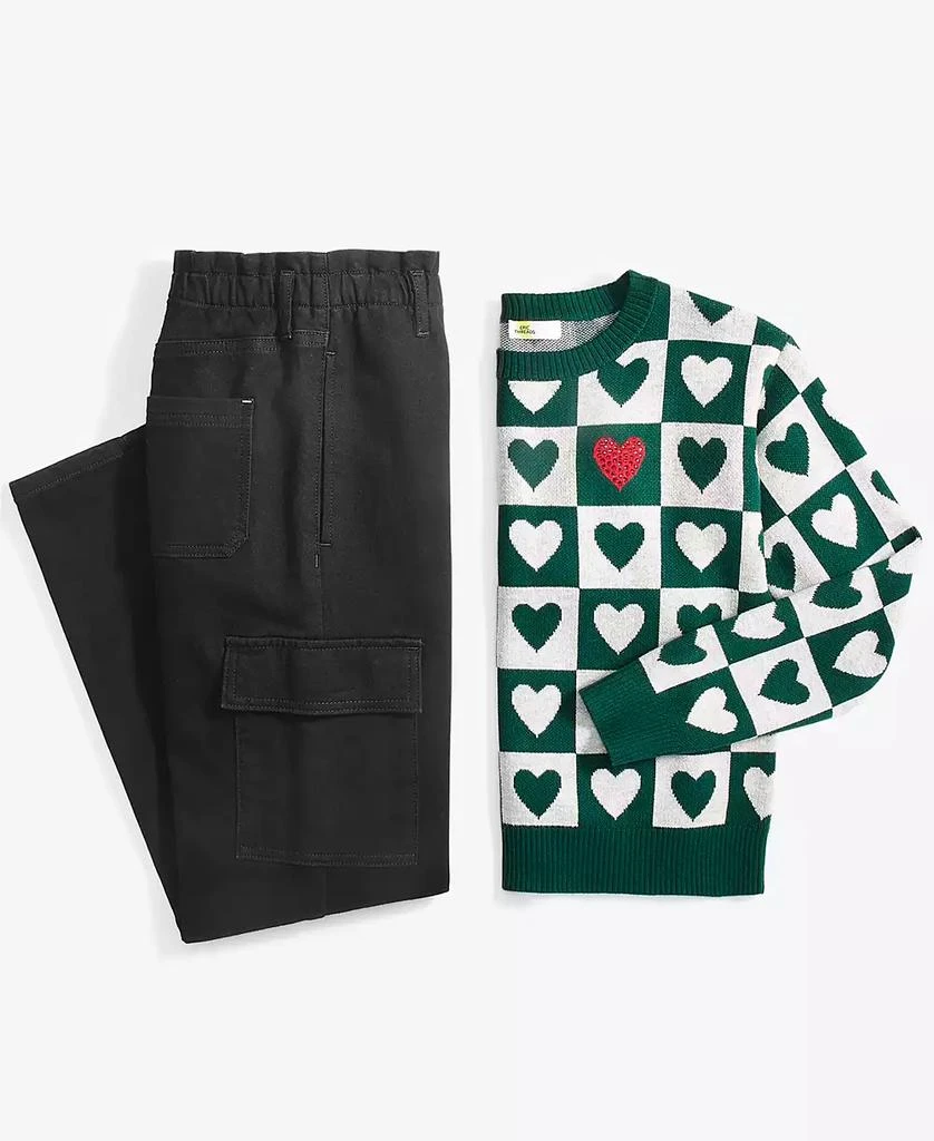 商品Epic Threads|Little & Big Girls Belmont Paper-Bag Cargo Pants, Created for Macy's,价格¥186,第4张图片详细描述