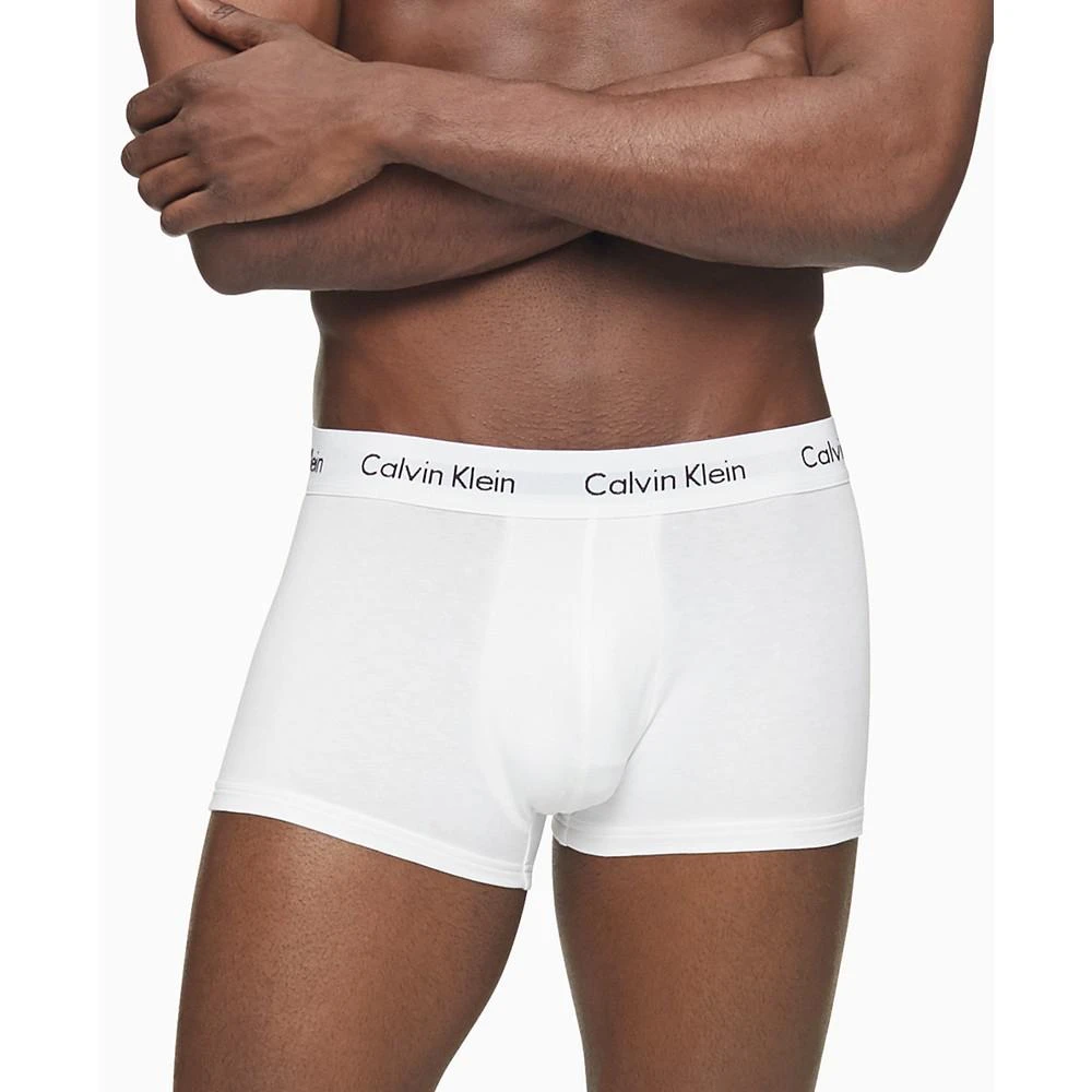 商品Calvin Klein|Men's 3-Pack Cotton Stretch Low-Rise Trunk Underwear,价格¥356,第2张图片详细描述