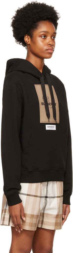 商品Burberry|Black Appliqué Hoodie,价格¥7332,第4张图片详细描述