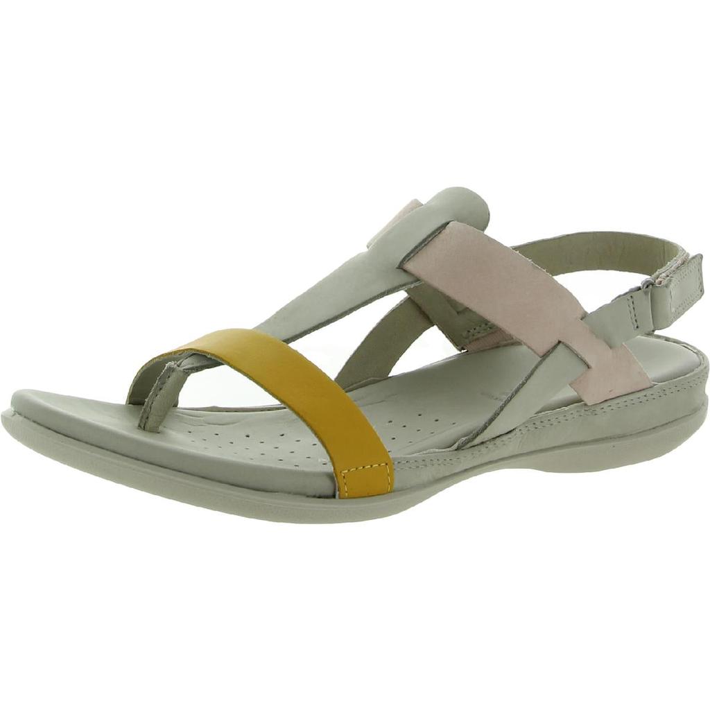 ECCO Womens Flash T Strap  Leather Sport Sandal T-Strap Sandals商品第1张图片规格展示