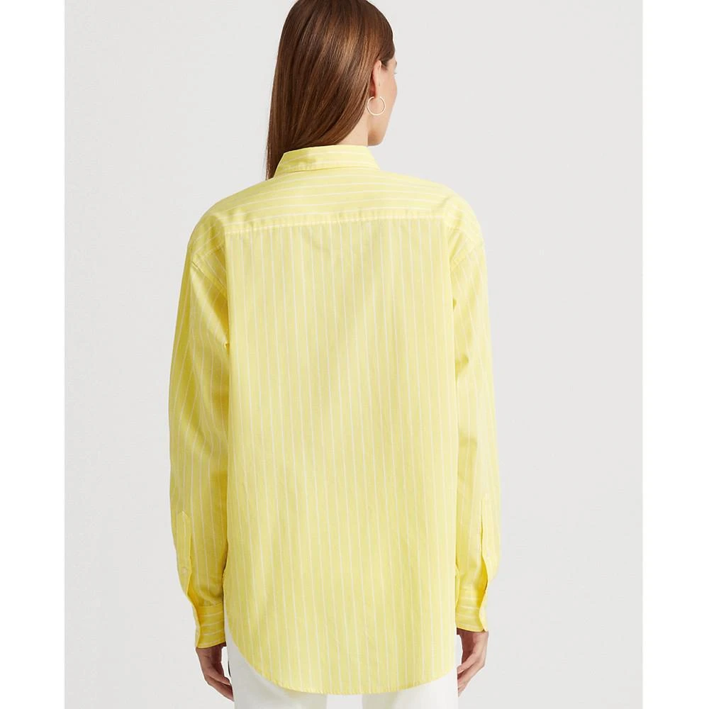 商品Ralph Lauren|Women's Striped Cotton Broadcloth Shirt,价格¥250,第2张图片详细描述