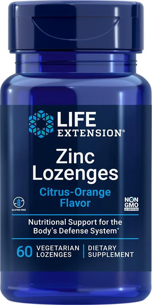 商品Life Extension|Life Extension Zinc Lozenges (60 Vegetarian Lozenges),价格¥54,第1张图片