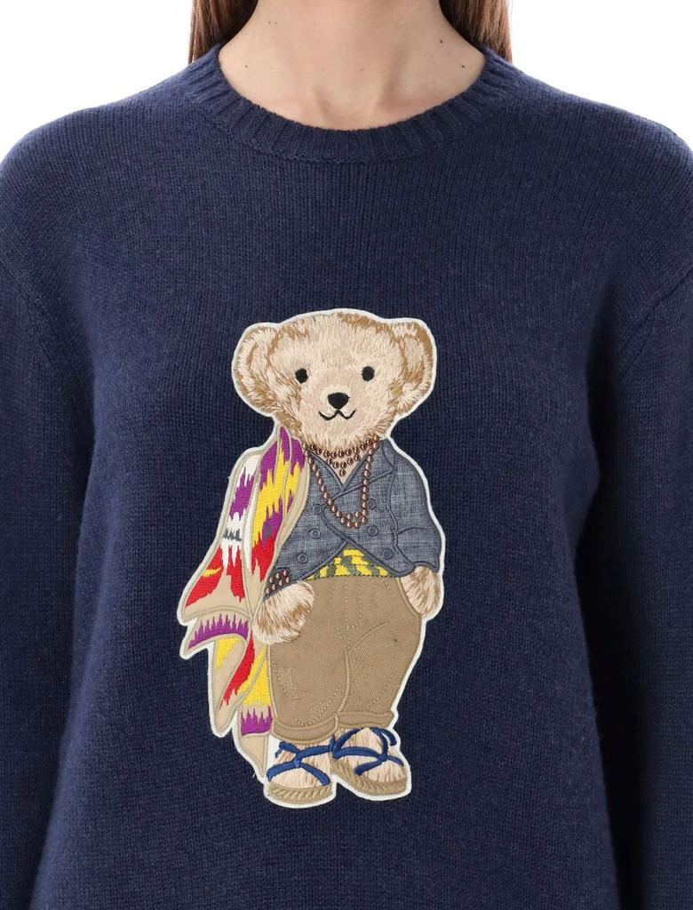 商品Ralph Lauren|Ralph Lauren Island Bear Motif Knitted Jumper,价格¥7705,第4张图片详细描述