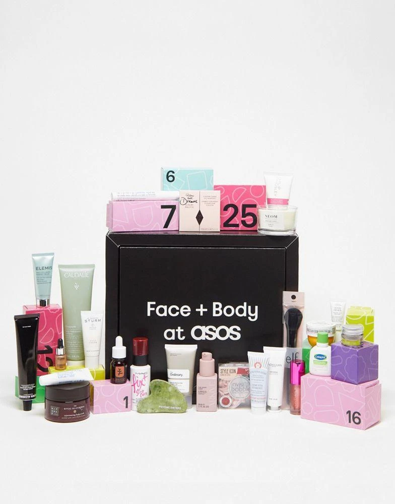 商品Beauty Extras|ASOS Face + Body 25 Day Advent Calendar – 77% Saving,价格¥876,第1张图片