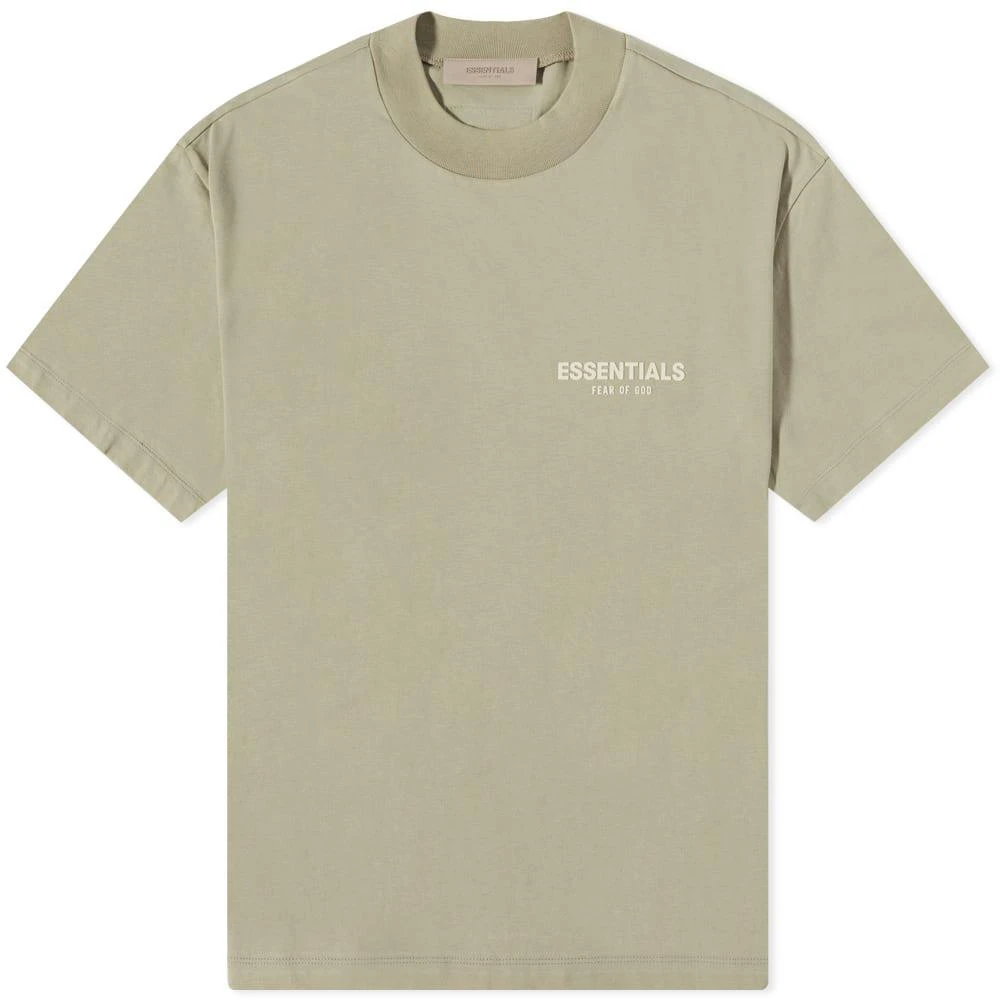 商品Essentials|Fear of God ESSENTIALS Logo Tee - Sea Foam,价格¥362,第1张图片