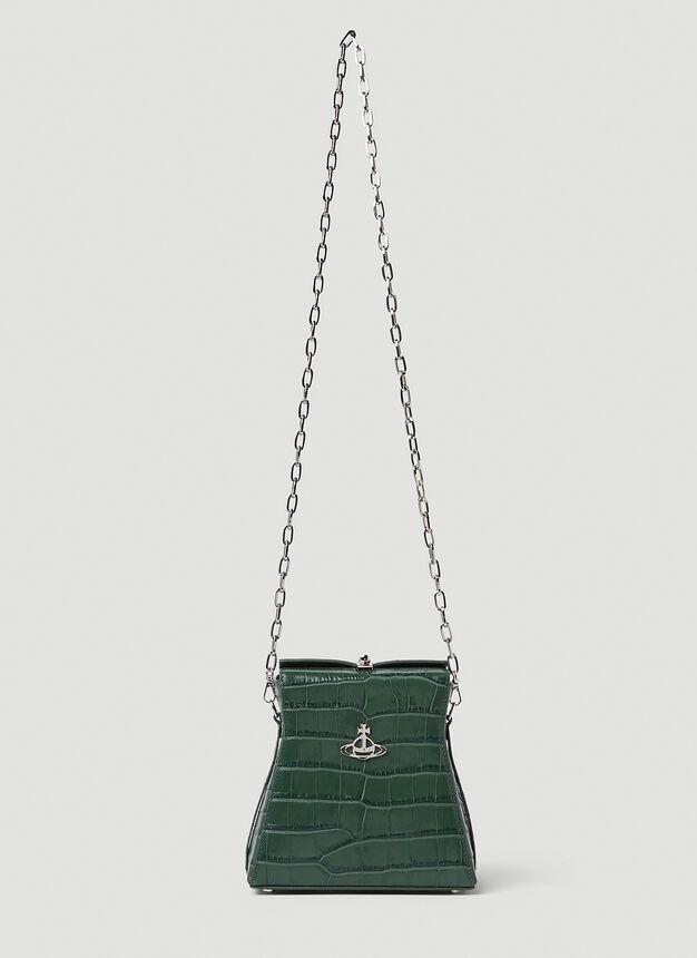 商品Vivienne Westwood|Kelly Medium Handbag in Green,价格¥2061,第6张图片详细描述