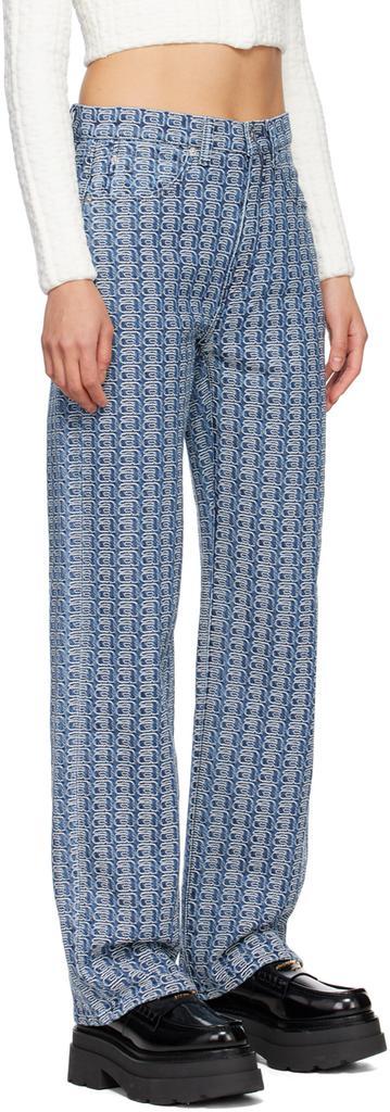 商品Alexander Wang|Blue Pattern Jeans,价格¥3820,第4张图片详细描述