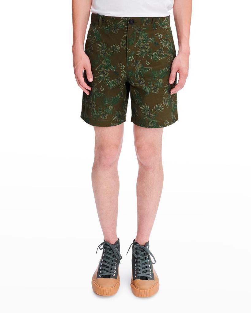 商品A.P.C.|Men's Andy Printed Denim Shorts,价格¥777,第1张图片