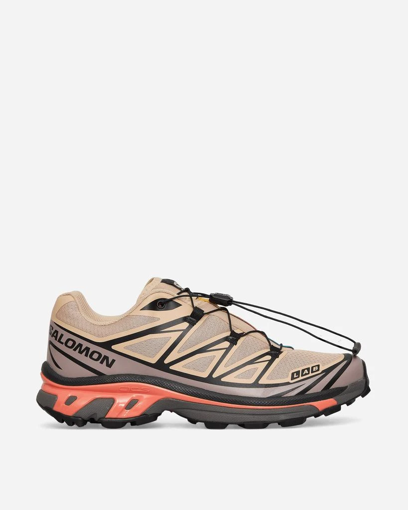 商品Salomon|XT-6 Sneakers Hazelnut / Quail / Living Coral,价格¥714,第1张图片