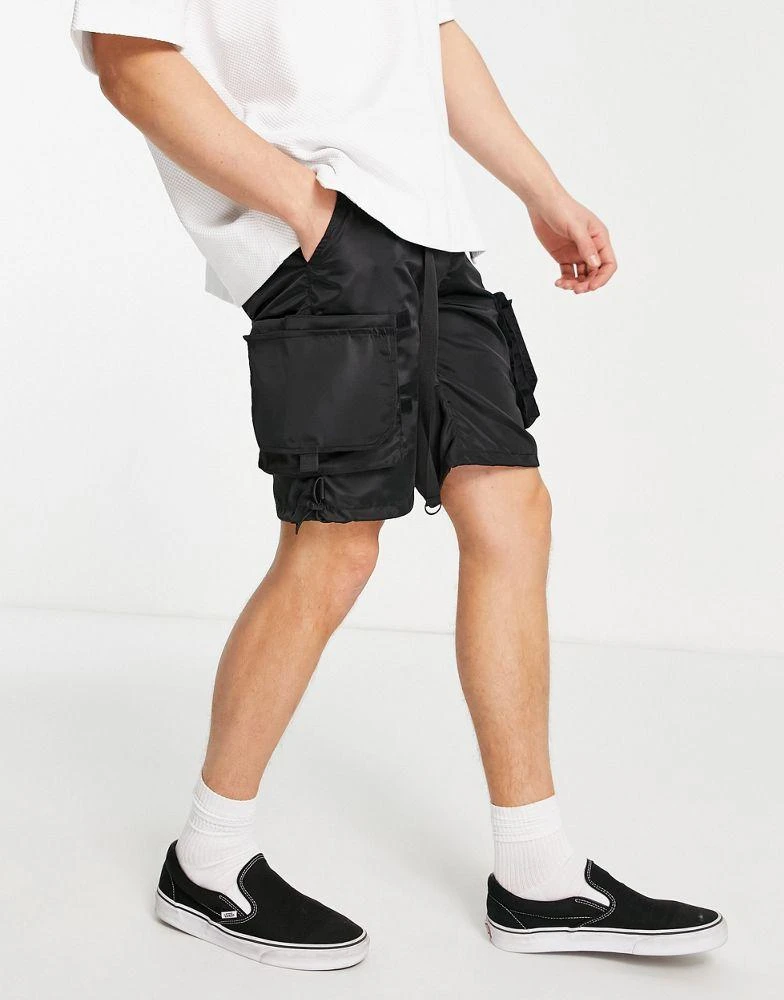 商品American Stitch|American Stitch cargo shorts in black,价格¥312,第3张图片详细描述