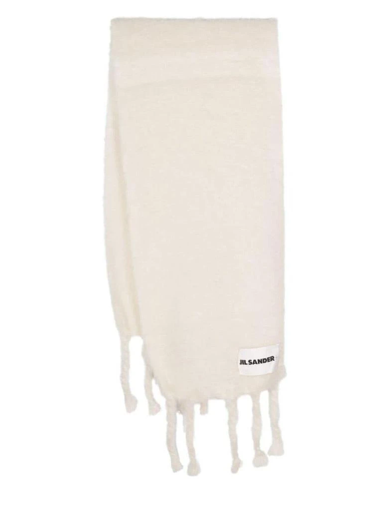 商品Jil Sander|Jil Sander Scarves & Wraps in White,价格¥2739,第4张图片详细描述