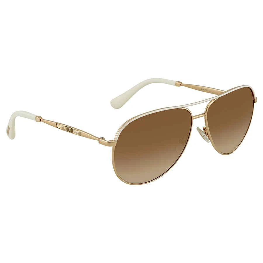 商品Jimmy Choo|Jimmy Choo Brown Gradient Aviator Sunglasses JEWLY/S 58S1 58,价格¥597,第1张图片