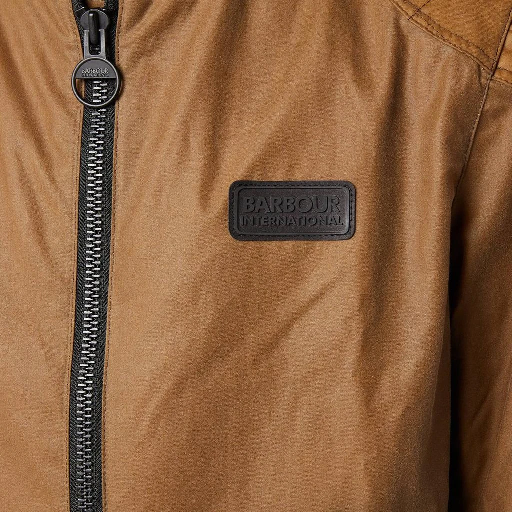 商品Barbour|Barbour International Men's Stove Wax Jacket - Sand,价格¥1108,第4张图片详细描述