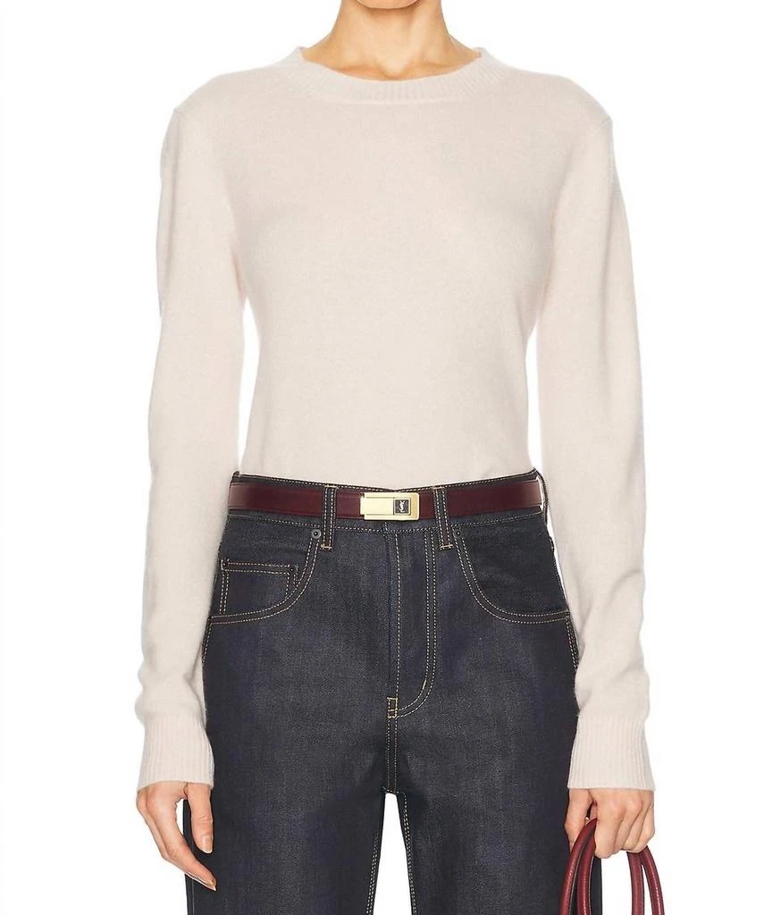 商品Enza Costa|Enza Costa - POWDER CASHMERE KNITTED CREW,价格¥1426,第1张图片