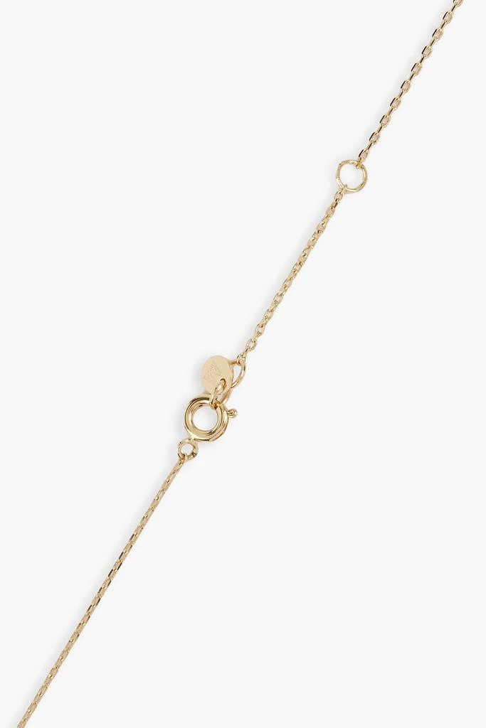 商品Maje|Gold-tone crystal necklace,价格¥414,第2张图片详细描述