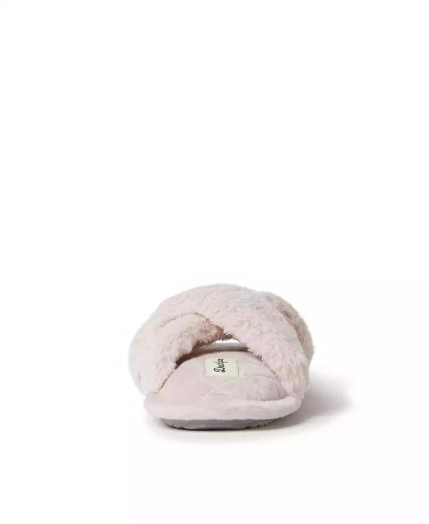 商品Dear Foams|Women's Jessica Furry Cross Band Slide Slippers,价格¥211,第4张图片详细描述