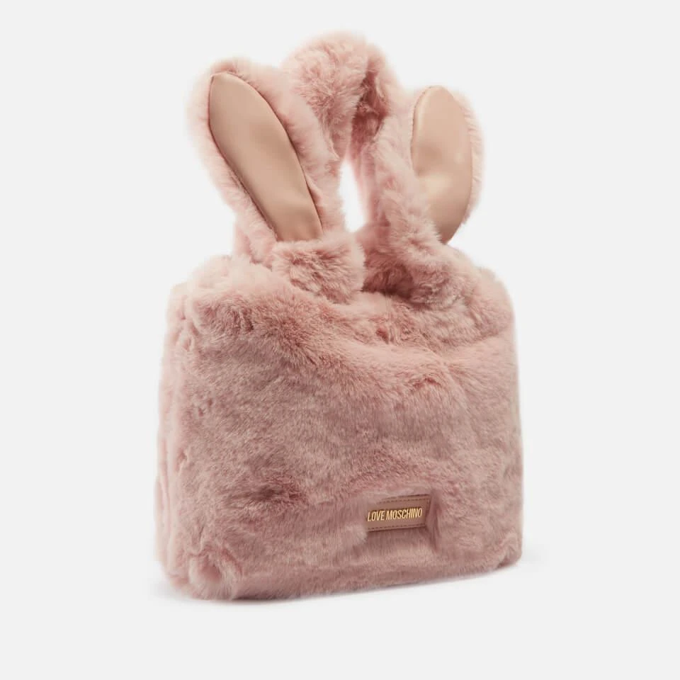 商品Love Moschino|Love Moschino Bunny Faux Fur Tote Bag,价格¥789,第4张图片详细描述