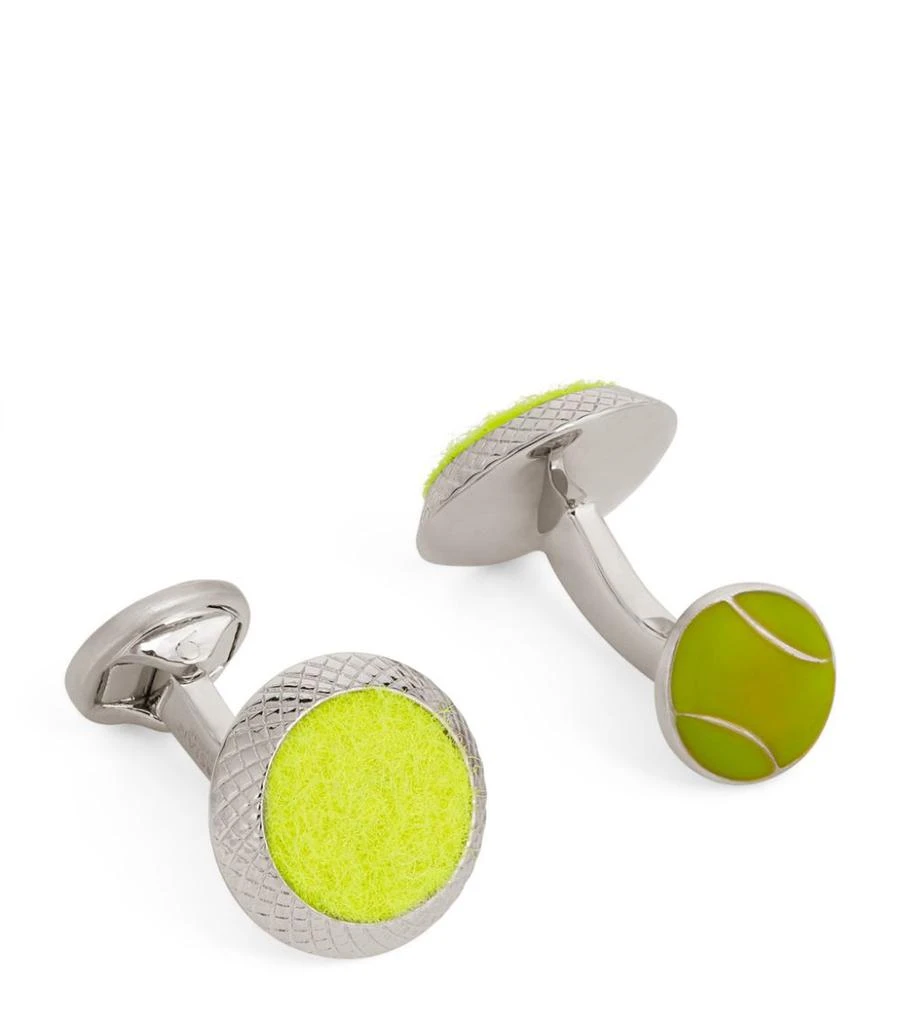 商品Tateossian|SPORTS MEMORABILIA TENNIS CUFFLINK,价格¥825,第1张图片