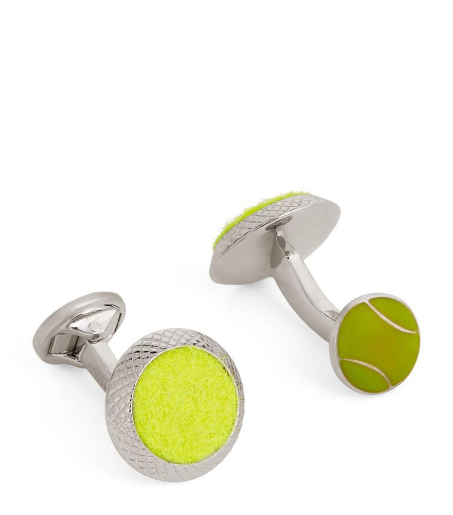 商品Tateossian|SPORTS MEMORABILIA TENNIS CUFFLINK,价格¥1584,第1张图片