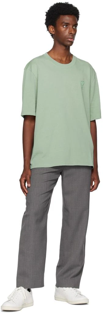 商品AMI|SSENSE Exclusive Green Ami de Cœur T-Shirt,价格¥1733,第4张图片详细描述