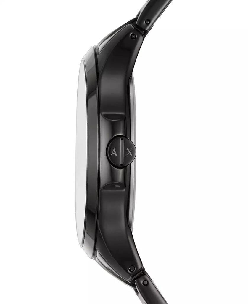 商品Armani Exchange|Men's Black Stainless Steel Bracelet Watch 46mm,价格¥1057,第2张图片详细描述