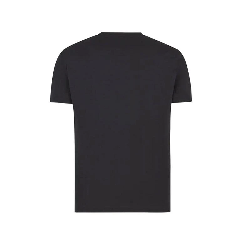 商品Fendi|香港直邮FENDI芬迪男士黑色双F字母徽标短袖T恤FAF532AD3CF0GME,价格¥5104,第5张图片详细描述