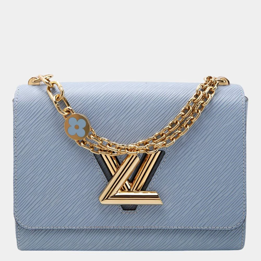 商品[二手商品] Louis Vuitton|Louis Vuitton Blue Epi Leather Twist MM Shoulder Bag ,价格¥32854,第1张图片