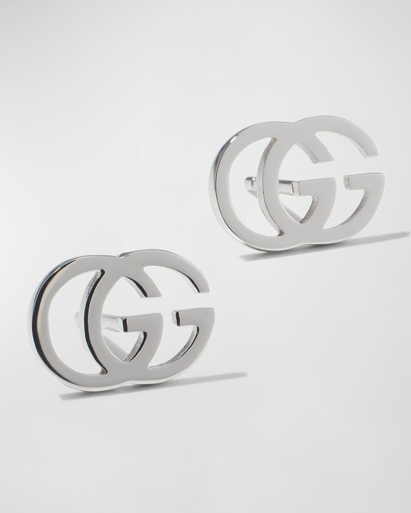 18K Gold Running G Stud Earrings商品第1张图片规格展示