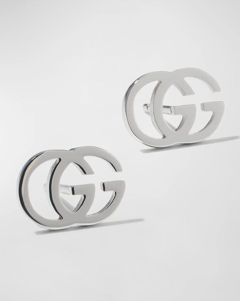 商品Gucci|18K Gold Running G Stud Earrings,价格¥5948,第1张图片