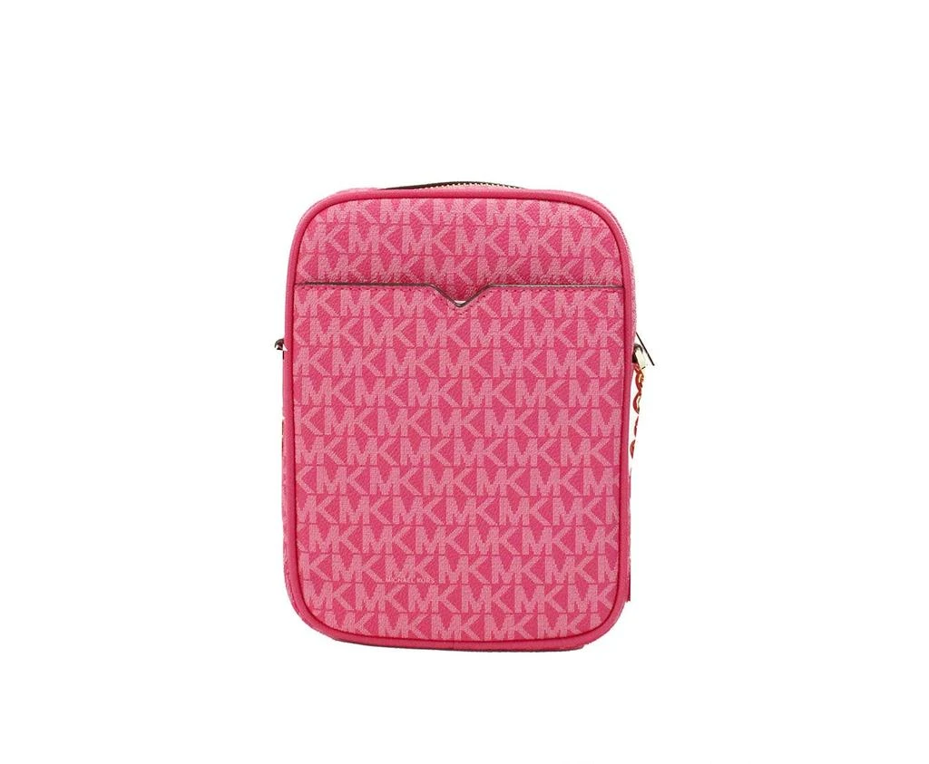 商品Michael Kors|Michael Kors pink PVC F Leather North South Chain Crossbody Women's Bag,价格¥1664,第2张图片详细描述