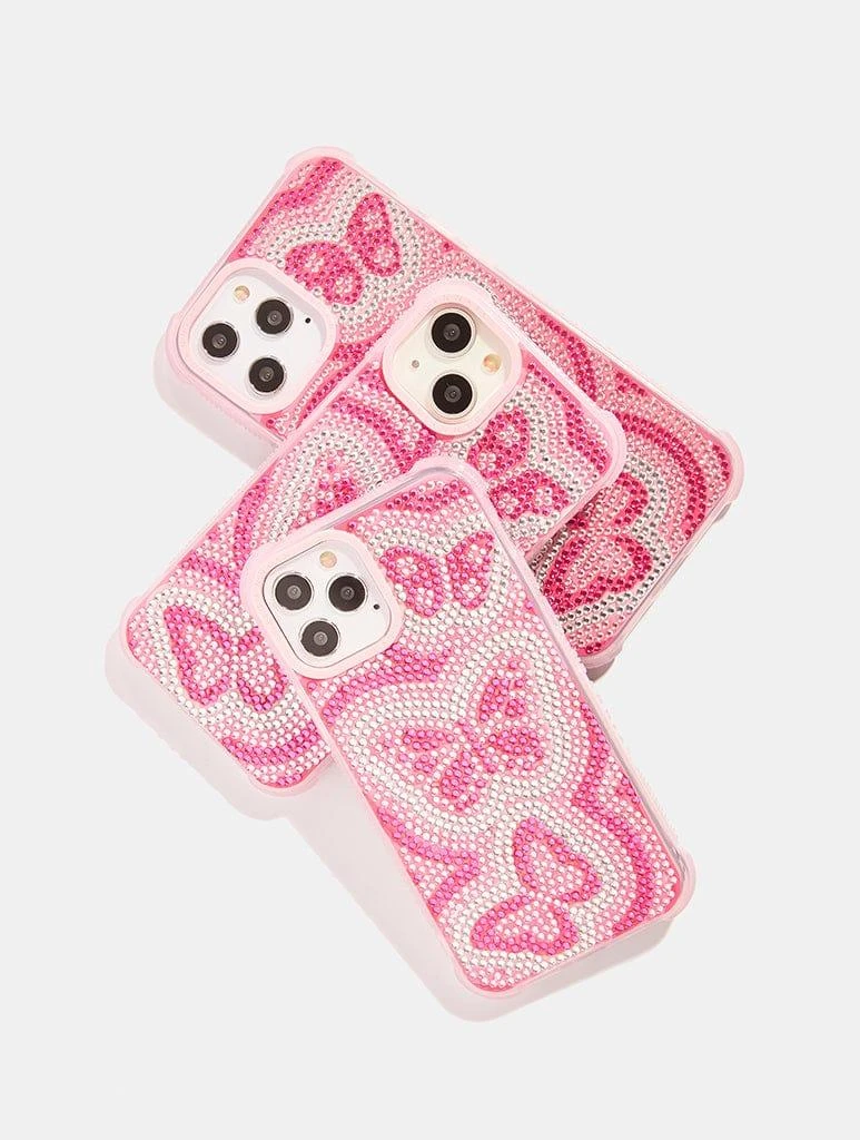 商品Skinnydip London|All Over Gem Butterfly Shock iPhone Case,价格¥64,第2张图片详细描述