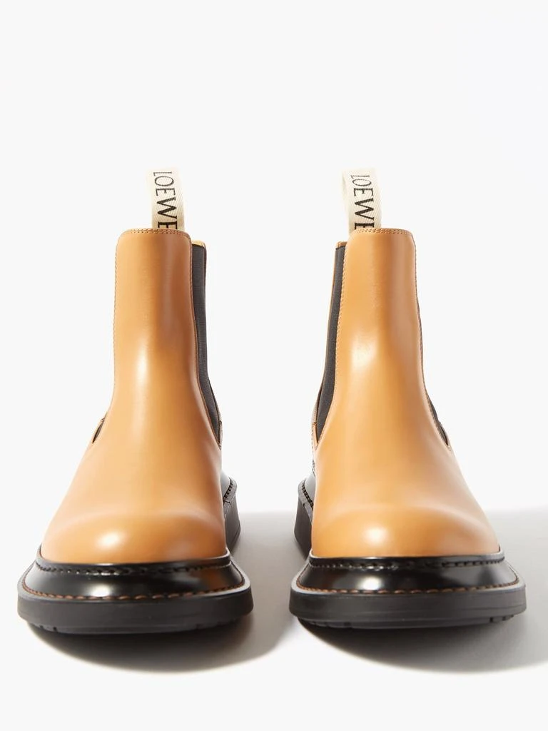 商品Loewe|Rubber-trimmed leather Chelsea boots,价格¥7634,第5张图片详细描述