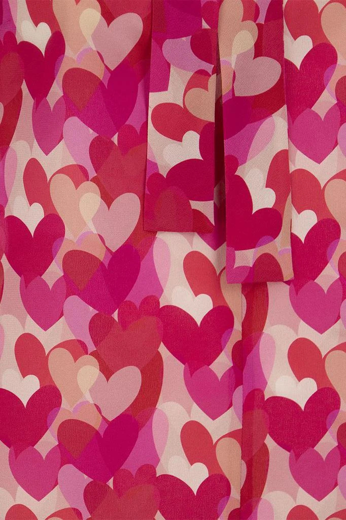 商品RED Valentino|RED VALENTINO Silk shirt with heart print,价格¥2099,第4张图片详细描述