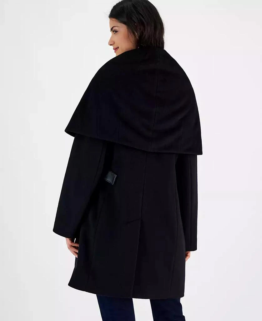 商品Via Spiga|Women's Belted Hooded Shawl Wrap Coat,价格¥1347,第2张图片详细描述