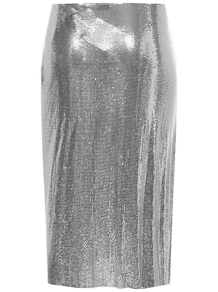 商品Paco Rabanne|Paco Rabanne Skirts Silver,价格¥23423,第2张图片详细描述