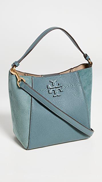 商品Tory Burch 汤丽柏琦|McGraw Small Bucket Bag,价格¥1789,第1张图片