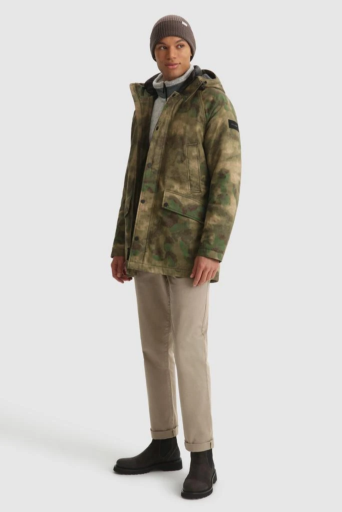 商品Woolrich|Polar Parka in British Millerain Camou Waxed Cotton,价格¥3991,第2张图片详细描述