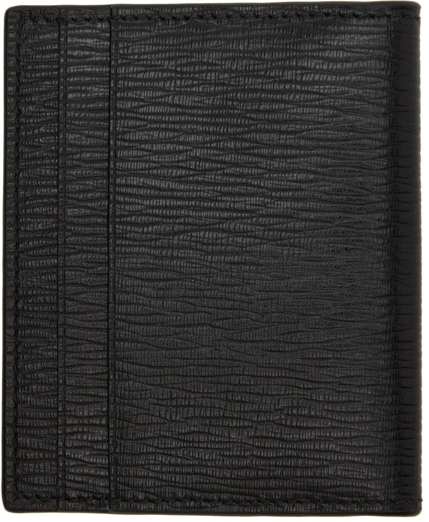 商品Salvatore Ferragamo|Black Gancini Card Holder,价格¥1467,第2张图片详细描述